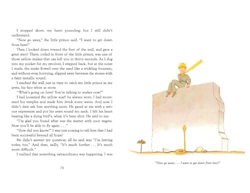 The Little Prince Deluxe Edition: The Timeless Classic with a Touch of Wonder, Experience the Beauty of Seeing with the Heart (Mariner Classics) thumbnail 4