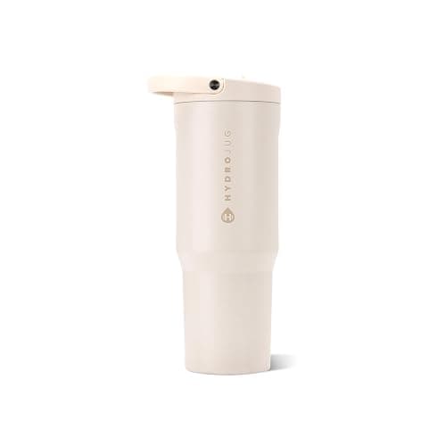 HydroJug Sport 32 oz Insulated Stainless Steel Water Bottle, Cream - Image 1