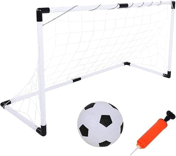 WY8 Kids Football Goals Junior Soccer Football Goals Nets, football goals for kids Children Junior Fun Football Training Practice 120CM thumbnail 5