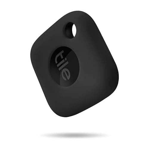 Geiomoo Silicone Case for Tile Mate 2024, Tile Mate 2022 Tracker, Soft Flexible Scratch Resistant Cover with Carabiner (Black) thumbnail 5