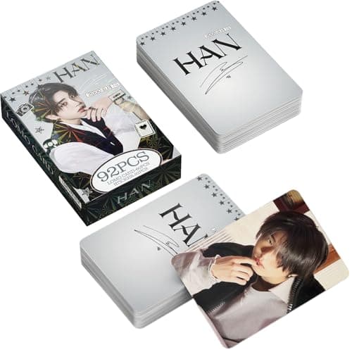 PYAJUU Stray Kids Photocards DO IT Album Photo Cards Straykids Postcard 2026 Lomo Cards Stray Kids Stickers Gift Merch For STAY KPOP Gift Box Set (HAN(BLACK)) thumbnail 6
