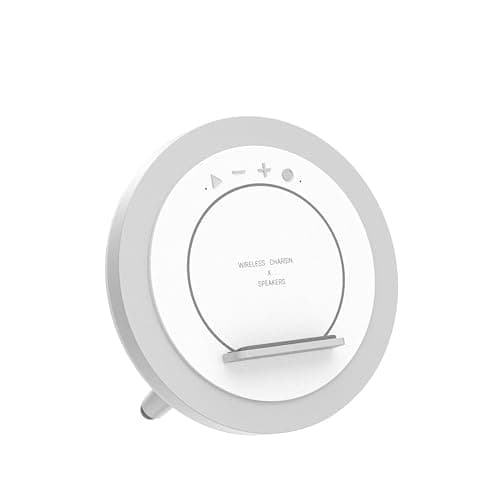 SIDVAR Bluetooth Speaker Night Lightsr,Wireless Charging Modern Speaker,Best Teenage Birthday Gift Ideas Tween Girls Gifts/Please use The Original Adapter thumbnail 4
