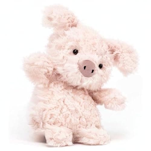 Jellycat Little Pig Stuffed Animal, 7 inches - Farmyard Plush Toy - Classic Children's Gift thumbnail 6
