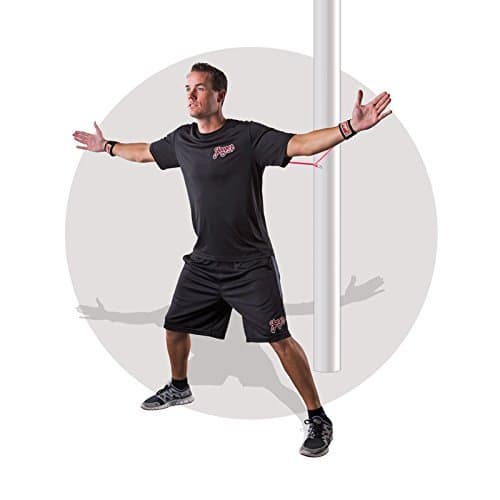 Jaeger J-Bands Resistance Bands for Pitchers. Baseball & Softball Pitching Trainer and Arm Trainer. Pitching Bands for Throwing. Training Equipment with Laminated Instruction Sheet - Regular - (Ages 13 & Above) - Elite - White/Blue thumbnail 3