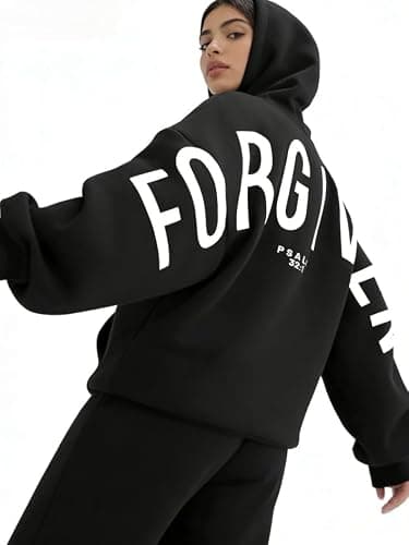 GOTHPICKUS Unisex Y2K Vintage Slogan Oversized Hoodie Retro 2000s Streetwear Casual Edgy Pullover for Daily Outfits thumbnail 5