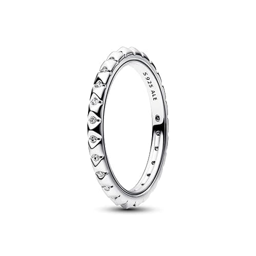 PANDORA ME - Anello con design piramidale e pietre di zirconia cubica trasparente thumbnail 2