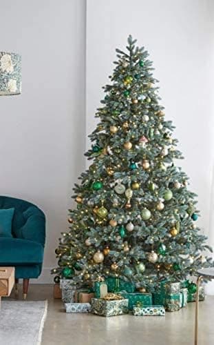 10FT/3M Artificial Christmas Tree Xmas Realistic Green Natural Branches with Solid Metal Legs thumbnail 2