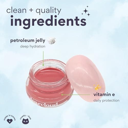 dearcloud Dewy Lip Jam – Hydrating Lip Balm & Gloss with Vitamin E, Korean Skincare (Guava) thumbnail 2