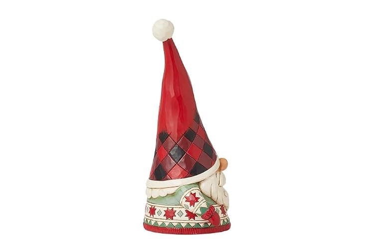 Enesco Jim Shore Heartwood Creek Highland Glen Gnome Holding Skis Figurine- Stone Resin Hand Painted Crafted Collectible Gnomes Mini Figurines Home Decor Statue, 6.3 Inch thumbnail 5