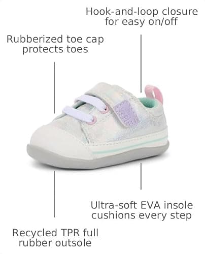 See Kai Run Stevie Mini - Baby Sneaker with Traction for First Walkers thumbnail 3