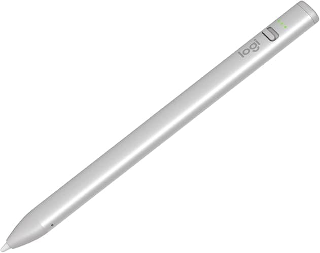 Logitech Crayon Digital Pencil for iPad (iPads with USB-C Ports) - Silver (Renewed) - Image 1