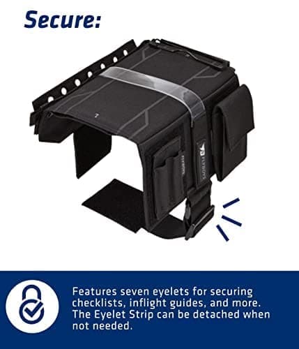 FlyBoys Reversible Kneeboard - Clipboard & Pen Holder - Reconfigurable Design - for Professional Pilots, General Aviation thumbnail 4
