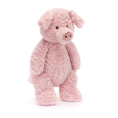 Jellycat Barnabus Pig Stuffed Animal, Huge 16.5 inches - Farmyard Plush Toy - Classic Children's Gift thumbnail 5