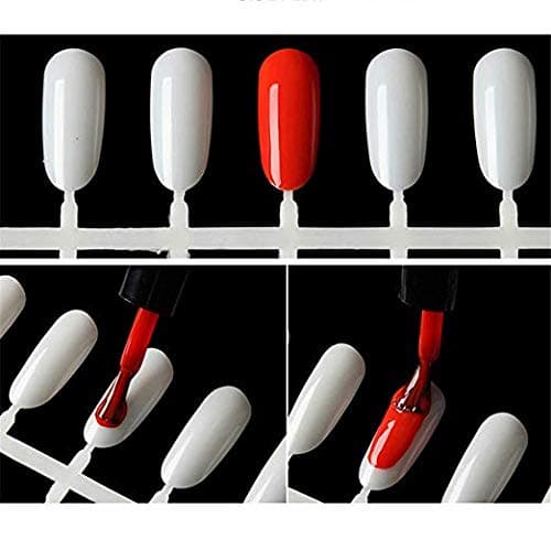 Noverlife 216 Nail Colors Chart Display, Nail Gel Polish Display Book with 216 False Nail Tips, Professional Salon Nail Color Swatches Nail Practice Card Board thumbnail 6