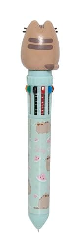 Grupo Erik Pusheen Pen, 10 in 1 Ballpoint Pen With 3D Pusheen Topper | Kawaii Pen | Multicoloured Pen | Pusheen Gift - Kawaii Stationery thumbnail 3