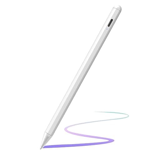 Stylus Pen for iPad A16 11th/10th Palm Rejection & Fast Charging Stylus Pen 2025-2018 Stylus Pencil for Apple iPad 11th/A16/10/9/8/7/6th,Pro 12.9/11/13 inch M4,Air M2/M3/5/4/3,Mini A17/5th/6th - Image 1