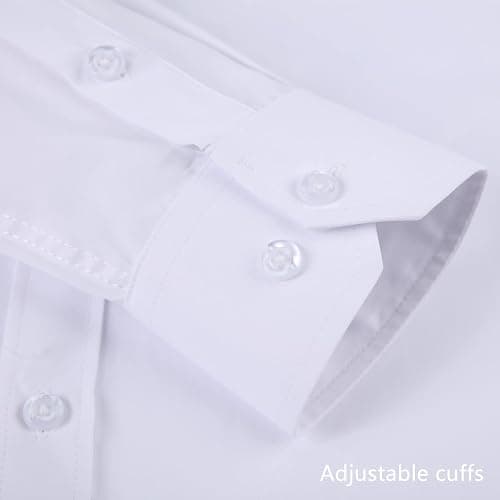 Long Sleeve Dress Shirts for Men - Regular-Fit Casual Button-Down Shirt with Pockets thumbnail 6