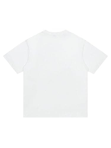 SOLY HUX Men's Graphic Tees Y2K Baggy Shirts Unisex Oversized Tshirts Figure Print 90s Vintage Streetwear Tops thumbnail 2