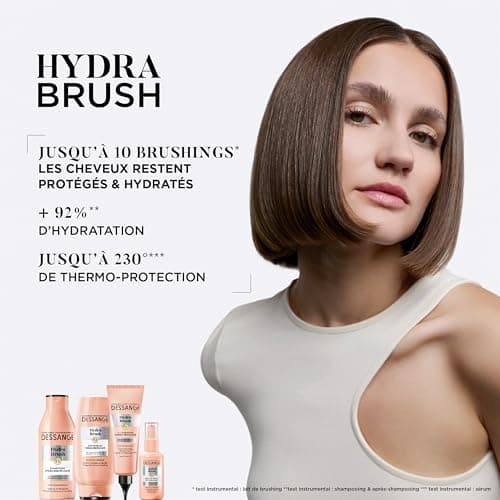 DESSANGE - Coffret Hydratant & Disciplinant Hydra-Brush - Shampoing Disciplinant + Lait de Brushing Thermoprotecteur + Sérum De Finition Anti-Frizz 48H* - Formule Enrichie À l'Acide Hyaluronique* thumbnail 6