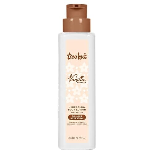 Tree Hut Body Lotion Vanilla, Warm Vanilla Scent, 18 Fl Oz | Nourishing & Moisturizing Daily Body Lotion with Shea Butter, Lightweight, Non-Greasy Formula, Long-Lasting Hydration - Image 1