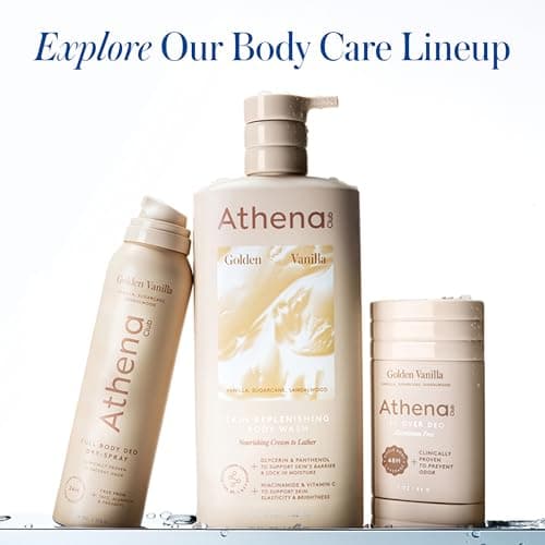 Athena Club Full Body Deo Natural Deodorant Dry Spray for Women, Aluminum Free 360 Degree Whole Body Deodorant, 24 Hour Odor Protection, No Residue, Golden Vanilla Scent, 4 oz (Pack of 2) thumbnail 6