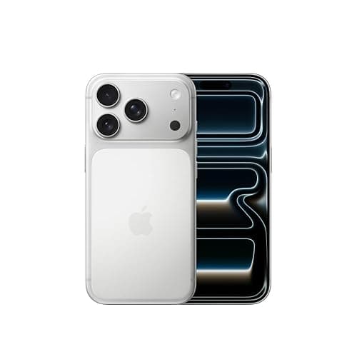 Apple iPhone 17 Pro, US Version, 256GB, eSIM, Silver- Unlocked (Renewed Premium) - Image 1