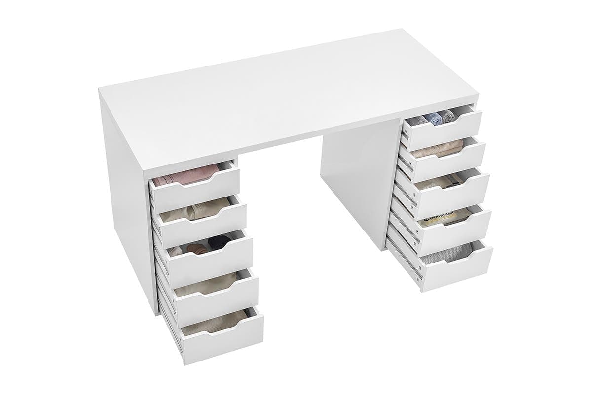 Ovela Alice Filing Drawer Desk (White) - OVALIDESKWA thumbnail 8