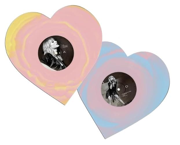 Swift Lover From Paris Heart Shaped Blue, Pink & Yellow Marbled (Limited Edition) (Website Exclusive) - Image 1
