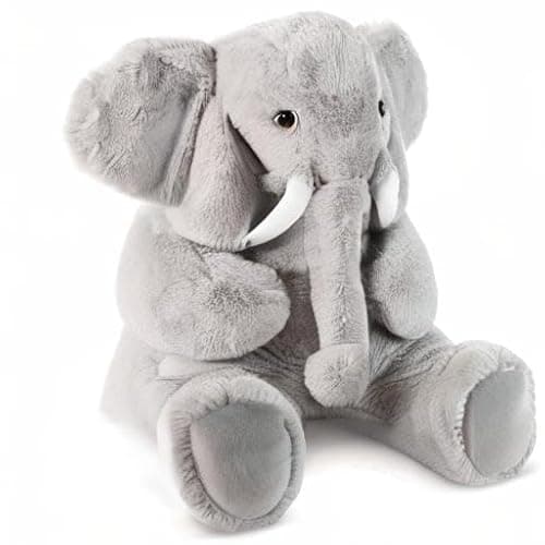 Vermont Teddy Bear Giant Elephant Stuffed Animal | Soft Emotional Support Elephant Plush, Crafted in USA | 4 Ft | Plush Toy for Kids & Adults | Giant Collection thumbnail 12