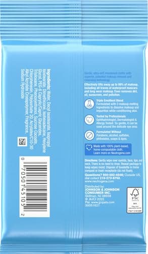Neutrogena Make-Up Remover Cleansing Towelettes, 7 Count, Packaging May Vary thumbnail 3