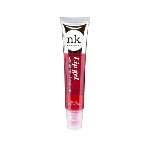 NICKA K NEW YORK VARIETY SET OF 5 NK Hydrating Lip Gel - Vitamin E (Clear, Rosehip Oil, Bubble Gum, Cherry, Strawberry) thumbnail 5