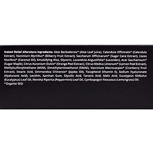 Brickell Men's Products Instant Relief Aftershave for Men, Natural and Organic Soothing After Shave Balm to Prevent Razor Burn, 4 Ounce, Scented thumbnail 4