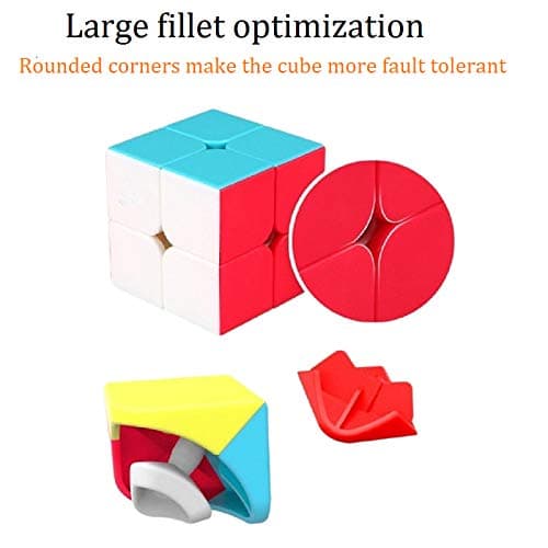 BestCube 2x2 Cube Qidi 2x2x2 Speed Cube Stickerless Puzzle Cube (Qidi Version) thumbnail 6