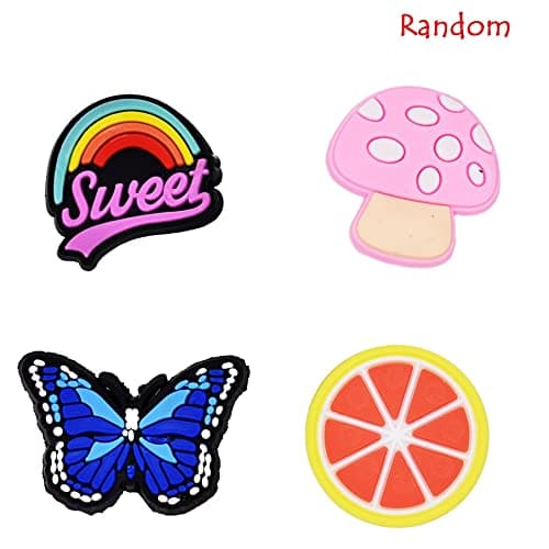 Gibleitz 30 50 100 200pcs Shoe Charms Random Lot Cute Different Designs unisex-adult Shoe Ornaments Party Birthday Gifts thumbnail 3