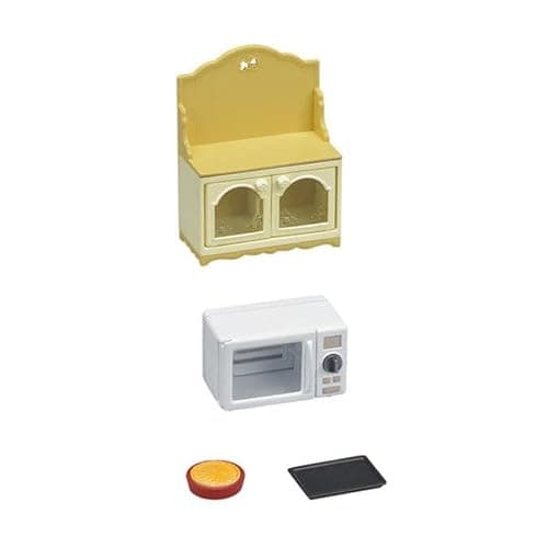 Calico Critters, Doll House Furniture and Décor, Microwave Cabinet - Image 1