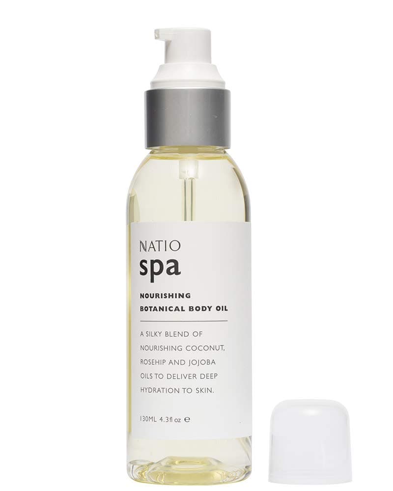 Natio Australia Spa Nourishing Botanical Body Oil 130ml - Coconut, Rosehip and Jojoba Oil - Deep and Lasting Hydration - Made in Australia thumbnail 4