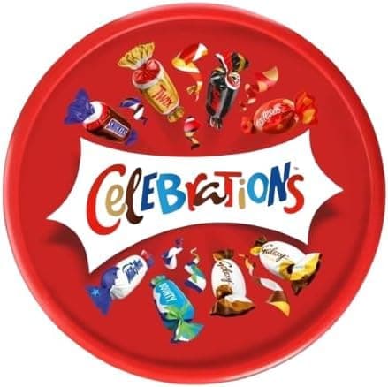Celebrations Milk Chocolate & Biscuit Sharing Tub, 550g (Pack of 1) - Image 1