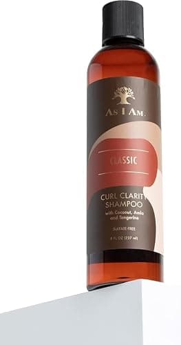 As I Am Curl Clarity Shampoo - 8 ounce - with Coconut, Amla & Tangerine - Gently Cleanses Curly Hair - Vegan & Cruelty Free - Sulphate Free - Parabens Free - Phthalate Free thumbnail 6