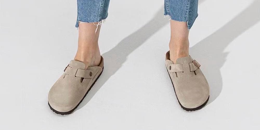 Birkenstock Women's Boston Suede Clogs thumbnail 2