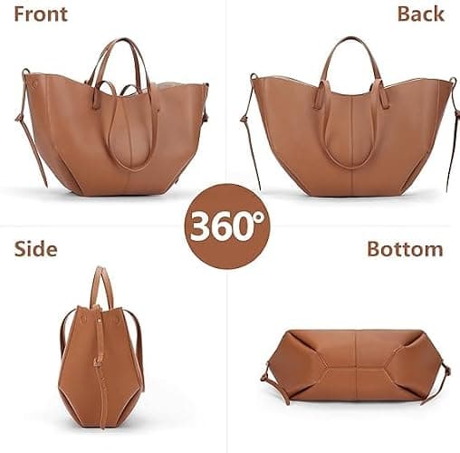 GSenhui Tote Bag Handtasche Damen Umhängetasche Große Shopper Tasche PU Leder Schultertasche mit Geldbörse Henkeltaschen Gross Tragetasche für Reisen Einkauf Geschenk thumbnail 3