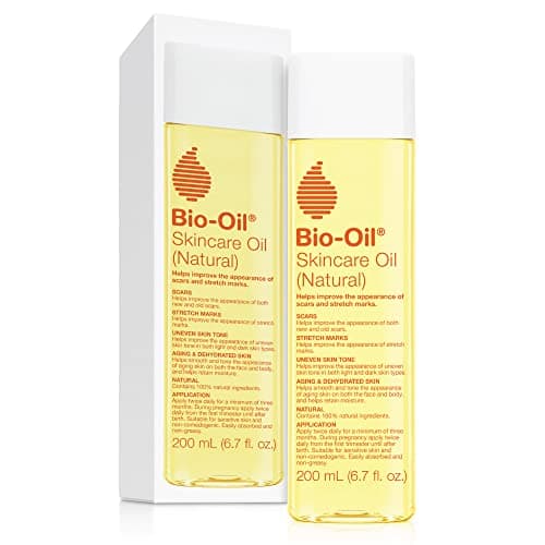 Bio-Oil Skincare Body Oil (Natural) Serum for Scars and Stretchmarks, Face and Body Moisturizer Hydrates Skin, with Organic Jojoba Oil and Vitamin E, For All Skin Types, 6.7 oz - Image 1