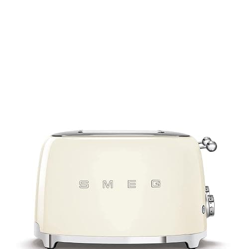 Smeg 50’s Style Retro Range Breakfast Set, 1.7L 3000W Kettle and Multi-Functional Control 4-Slice 2000W Toaster, Cream, KLF03CRUK/ TSF03CRUK thumbnail 3