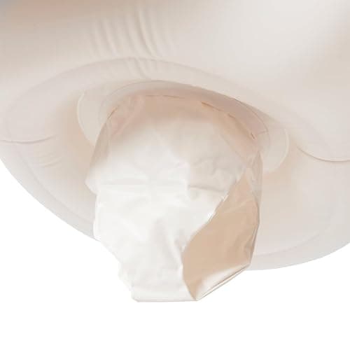 Sunnylife Float Together Baby Seat with Canopy | Inflatable Infant Pool Float, Soft Leg Cradles & Headrest | Non-Toxic Phthalate-Free PVC | Fits 24–33 lbs | Apple Sorbet thumbnail 8