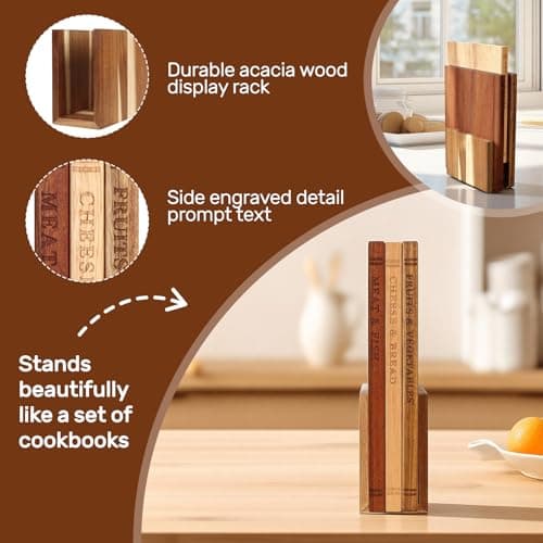 Book Cutting Board Set thumbnail 7