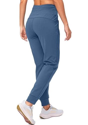 G Gradual Women's Fleece Lined Joggers High Waisted Water Resistant Thermal Winter Sweatpants Running Hiking Pockets thumbnail 5