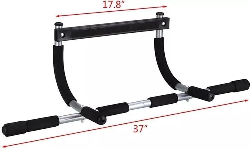Upgrade Pull Up Bar for Doorway - Max Capacity 330 lbs, Portable Upper Body Workout Bar for Strength Training thumbnail 6
