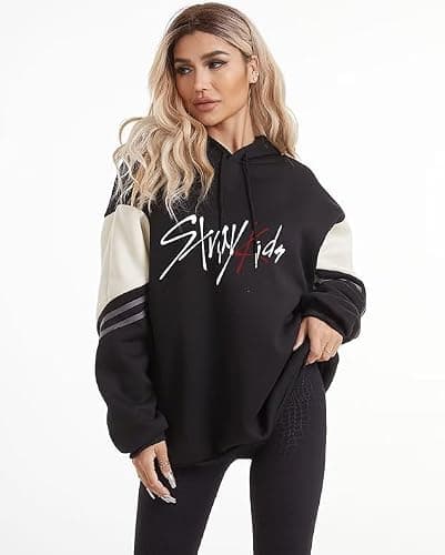 AiHdcy SKZ Hoodie Hyunjin, Felix, LeeKnow, Bangchan Sweatshirt Shirt Skz Merch for Women thumbnail 2