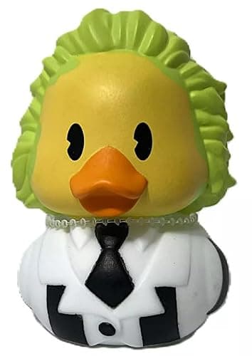 Just Play Beetlejuice Rubber Bath Duck, 3 inches - Image 1