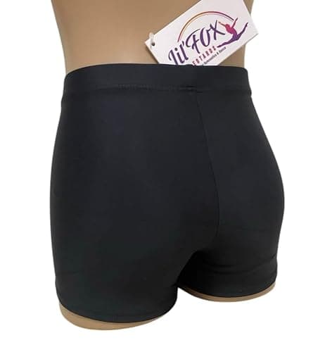 LIL'FOX BIKE SHORTS for Girls Gymnastics - Kids Dance, Tumbling, Acrobatics, Aerobics, Cheer thumbnail 5