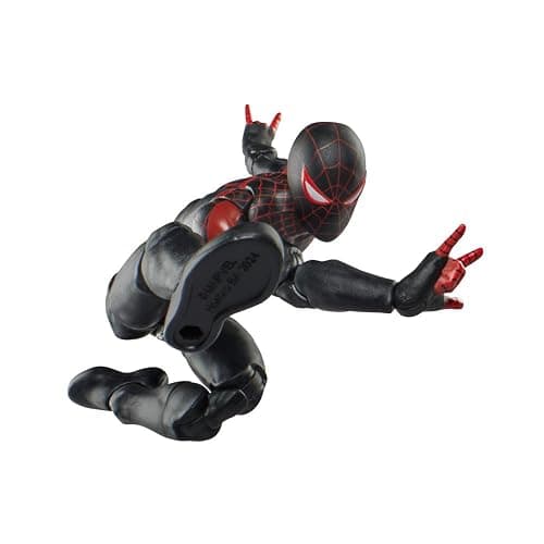 Marvel Legends Series Ultimate Miles Morales, Spider-Man Comics-Inspired Collectible 6-Inch Scale Action Figure with Character-Sized Comic Accessory thumbnail 8